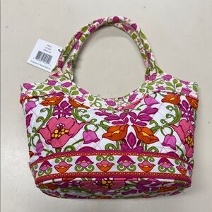 Vera Bradley Daisy lilli bell Quilted Tote Bag - Pink & Orange